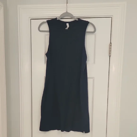 lululemon athletica | Dresses | Lululemon Athletica Black Sleeveless Sheath Mini  Dress | Poshmark